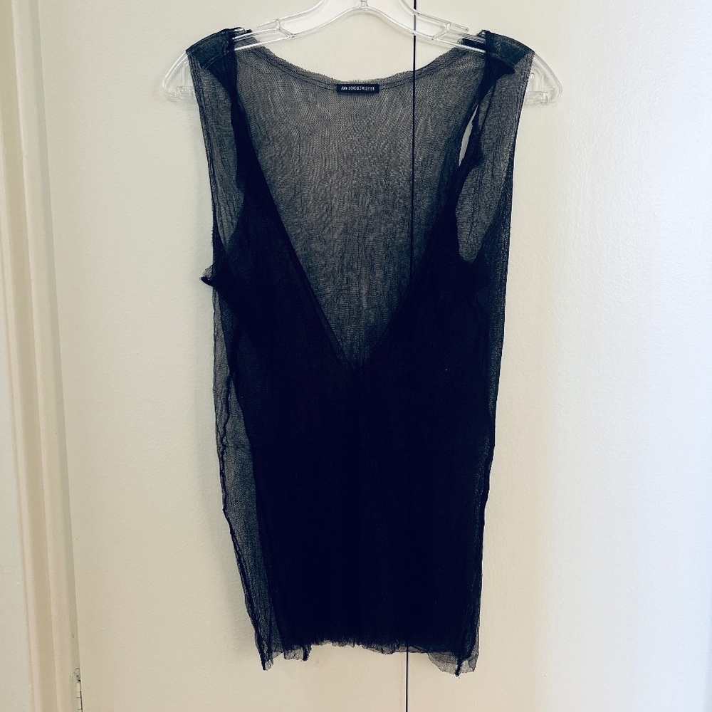 Ann Demeulemeester sheer top